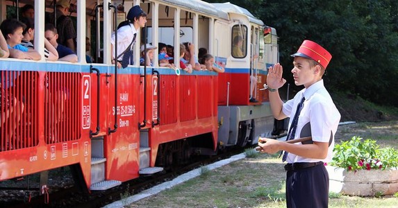 Gyermekvasutas eskütétel volt Hűvösvölgyben