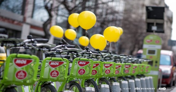 Tavasszal újra kizöldülnek a MOL Bubi bringák